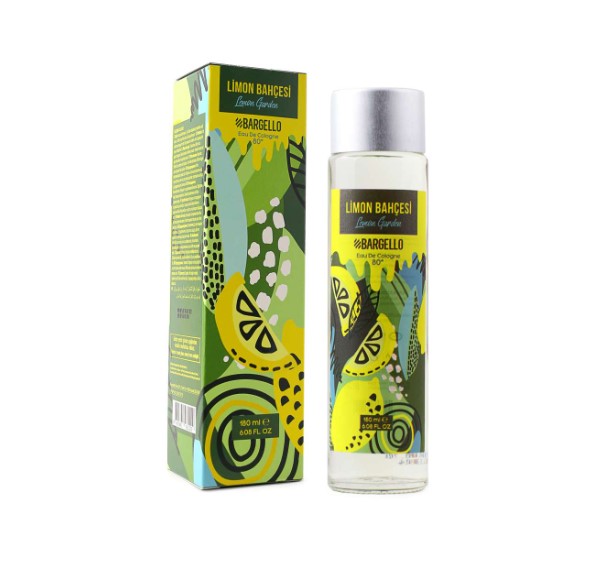 BARGELLO LEMON GARDEN 180 ml GLASS POUR LID Cologne EDC