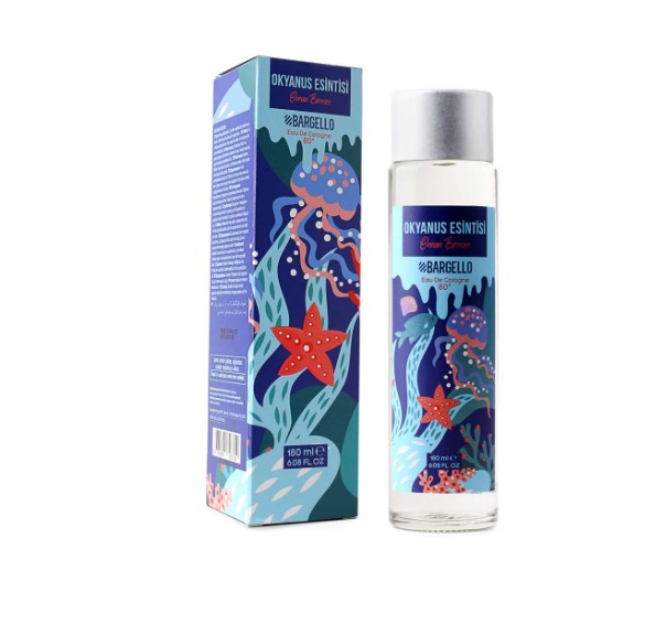 BARGELLO OCEAN BREEZE 180 ml GLASS POUR COVER COLOGNE EDC
